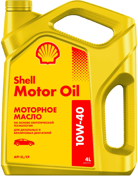 Моторное масло SHELL 10W40 HELIX MOTOR OIL, 4л (SHELL: SHELL 10W40 HELIX MOTOR OIL4)